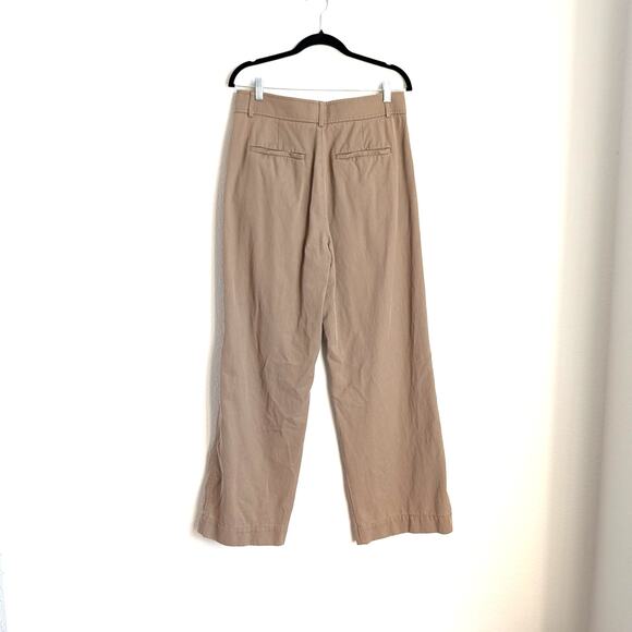 Everlane The Draper Pleated Wide Leg High Rise Pants in Buttersmooth , size 10R - Picture 2 of 9